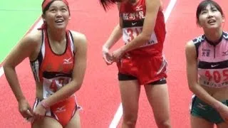 Athletics 女子中学 ６０ｍＨ 決勝 ジュニア室内陸上2013-203