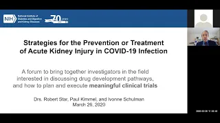 Strategies for the Prevention or Treatment of Acute Kidney Injury in COVID-19 Infection