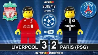 Liverpool vs PSG Paris Saint-Germain 3-2 • Champions League 2019 (18/09/2018) Goals Highlights Lego