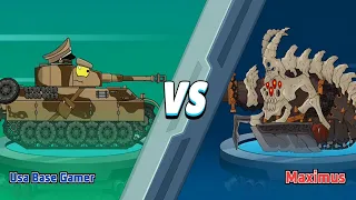 Tank Battle | Usa Base Gamer VS Maximus #tankbattle #tank #battletanks #vs #gerand