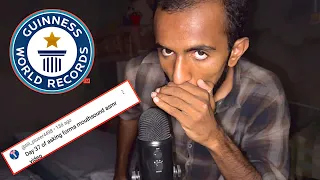 ASMR FASTEST MOUTH SOUNDS | WORLD RECORD