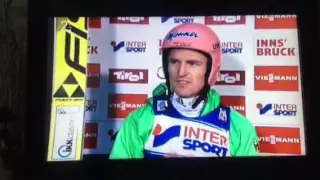 Peter Prevc winning Innsbruck FIS Ski jumping World Cup 3.1.2016