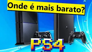 Onde tem o PS4 mais barato DE VERDADE da internet INTEIRA