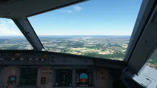 [FS2020] Fenix A320 Vueling landing at LFPO