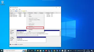 How to delete a drive when the delete option is greyed out | Windows 10 disk management
