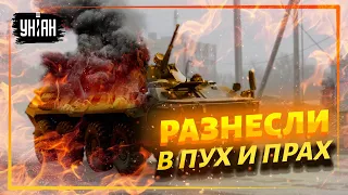 👊Бойцы 80  бригады ДШВ за день взорвали 9 единиц техники и склад с боеприпасами врага.