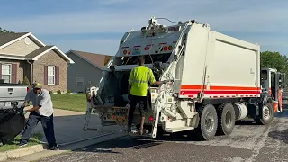 Columbia CCC Heil 5000 Rear Loader Garbage Truck on Bags