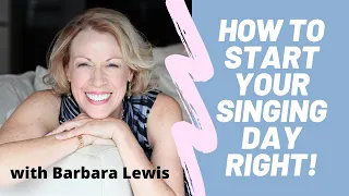 How to start singing when you are old. Two easy exercises. Singing After 40 with Barbara Lewis