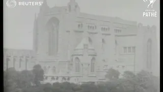 King George V attends opening at Liverpool Cathedral (1924)