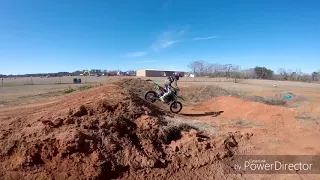 Joshua Crappell riding Wildwood MX Kids Track, KTM 50