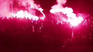 Bad Blue Boys 35th anniversary celebration of ultras in front of Stadium 🇭🇷