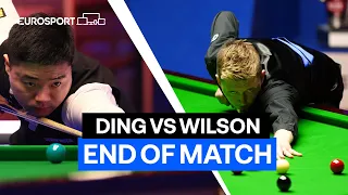 Kyren Wilson eases past Ding Junhui, despite Ding's impressive break of 88 | Eurosport Snooker