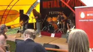 Hell's Thrash Horsemen   Global Genocide Live at Metal Crowd Festival Rechitsa, Belarus 13 08 2011