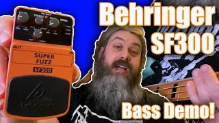 Behringer | SF300 Superfuzz | Bass demo!