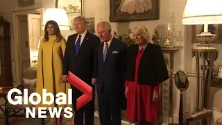 Donald and Melania Trump meet Prince Charles and Camilla