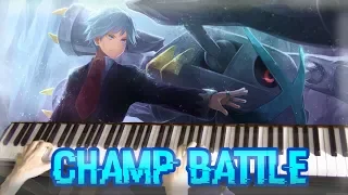 Pokémon Ruby & Sapphire - Champion Steven Battle on Piano || AqareCover