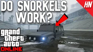 Do Car Snorkels Actually Work In GTA Online?