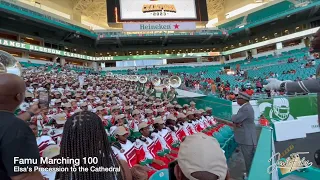 Famu Marching 100 | Elsa's Procession to the Cathedral | OBC 2023 5th Quarter