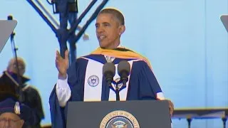 President Obama delivers commencement address