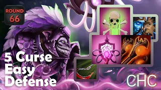 DAZZLE Round 66 And 5 Curse Easy Defense Long Round - Dota 2 Custom Hero Chaos