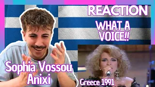 🇬🇷 Reaction Sophia Vossou - Anixi (Eurovision 1991 Greece) | SUBTITLED | Spanish Reaction