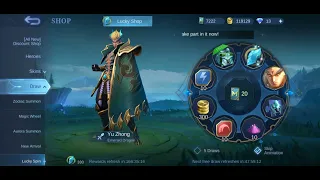 YU ZHONG Emerald Dragon skin || Lucky Spin || MOBILE LEGENDS BANG BANG