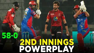 PSL 9 | 2nd Innings Powerplay | Karachi Kings vs Lahore Qalandars | Match 26 | M2A1A