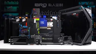 「BRO」4K PC Build ROG Hyperion GR701 Family Bucket.ROG创世神全家桶主题#pcbuild #GR701