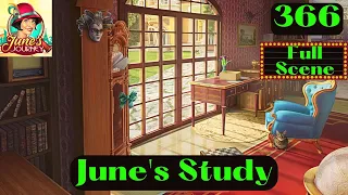 JUNE'S JOURNEY 366 | JUNE'S STUDY (Hidden Object Game) *Full Mastered Scene*