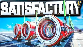 EPIC Cross Map Hyper Tube Launcher! - Satisfactory Early Access Gameplay Ep 20