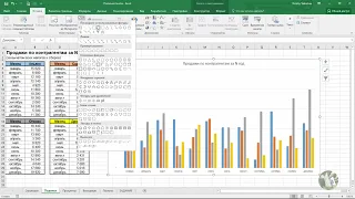 Excel Диаграммы Привязка подписей к ячейкам | Расширенные возможности Excel урок 3.7