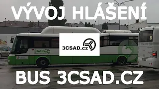 Vývoj hlášení zastávek v autobusech • 3CSAD.CZ