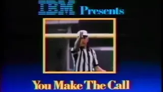 IBM Presents You Make The Call 1989 - 49ers @ Saints