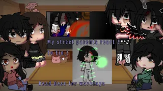 | Mystreet parents + ein react to ! Ein 💙 | Angst 🤍| Read Desc for warning ! 🖤| Part 1/3