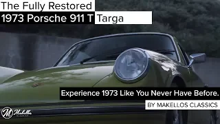 1973 Porsche 911T Targa Chartreuse RESTORED by Makellos Classics