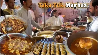 Javed Cafe Raja Bazar Rawalpindi | Mutton Karahi |Chicken Karahi  | Maghaz | street Food Pakistan