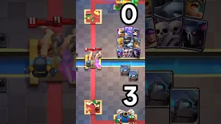 double mini pekka vs mega knight family 🎈