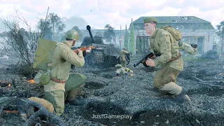 Enlisted Gameplay: Red Army - Battle of Berlin - Ministry Garden | No Commentary