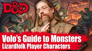 Lizardfolk 🐊 Player Race for 5th Edition Dungeons & Dragons from Volo's Guide To Monster
