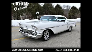 Amazing!! 40,000 Original Mile  1958 Impala For Sale at Coyote Classics