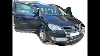 VW Touran color paint code location