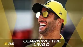 Learning the lingo with Daniel Ricciardo