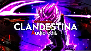 Clandestina - Audio edit | Slowed and reverb | Copyright free song | Alfronaudios