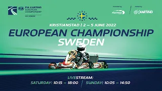 FIA Karting European Championship 2022 Junior / OK, Round 3 - Kristianstad / Sweden (Saturday)
