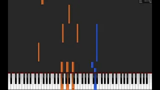 Parce Que (Synthesia/Piano From Above + MIDI IN DESCRIPTION)