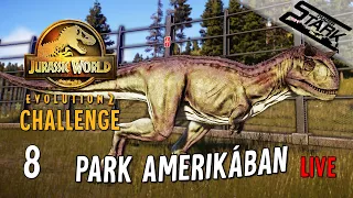 Jurassic World Evolution 2 - 8.Rész (Amerikai Álom Park /Hard Chall. NW USA) - Stark LIVE