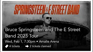 Bruce Springsteen & The E Street Band Live: The E Street Shuffle - Opening Night - 02/01/23 - Tampa