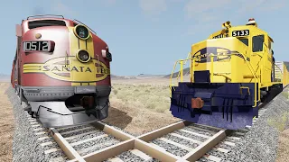 Crazy High Speed Train Crashes #35 - Beamng drive | Dancing Cars