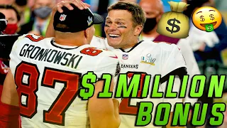 Tom Brady & Rob Gronkowski Mic'd Up Before Getting His $1M Bonus 💰