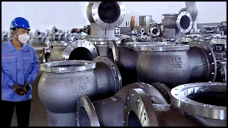 Oil Tankers Valve Making Process! Rare Manufacturing!